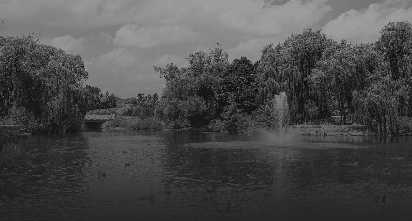 Brampton lawyers meeting with a client at a downtown office